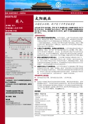 业绩符合预期,新产能下半年贡献增量