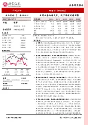 电商业务加速成长，线下渠道有待调整