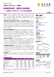 2018年半年报点评：发电量同比提升，看好海上风电发展