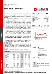 青花收入高增，省外加速发力