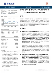 半年报点评:营收净利润双增 渠道下沉三四线票房增长驱动