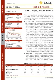 价格触底、产能释放，关注高弹性炭阳极龙头