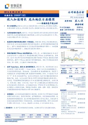 中报点评：收入加速增长 龙头地位日益稳固