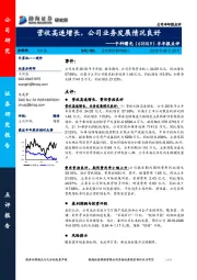 半年报点评:营收高速增长,公司业务发展情况良好