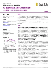 2018年中报点评：Q2增速有所回落，静待公司厚积而薄发