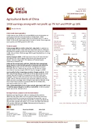 1H18 earnings strong with net profit up 7% YoY and PPOP up 16%