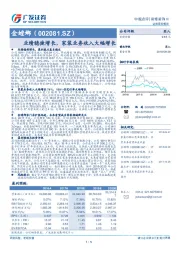 业绩稳健增长，家装业务收入大幅增长