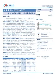 收入实现良好增长，毛利率有所承压