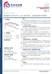 维维股份半年报点评：收入稳定增长，业绩有望重回高增长