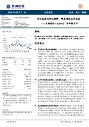 半年报点评：冷轧板盈利环比微降，降本增效成果显著