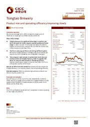 Product mix and operating efficiency improving slowly