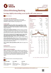 Earnings slightly rebounding; asset quality still under pressure