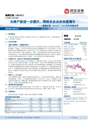 2018年半年报点评：光棒产能进一步提升，网络安全业务快速增长