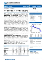 公司净利短期承压，下半年盈利有望改善