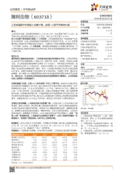 工艺改造期半年报收入业绩下滑，动保+人保平台雏形已现