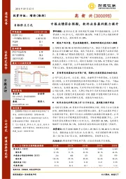 中报业绩符合预期，软件业务盈利能力提升