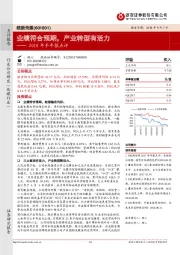 2018年半年报点评：业绩符合预期，产业转型有活力