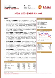 小间距LED+景观照明双丰收