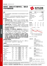 格林美：战略合作宁德和青山，锂电材料宏伟版图渐显