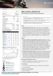 2Q18 miss on soft LCD panel price