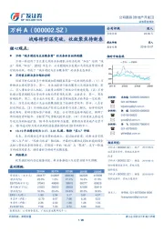 战略转型谋突破，收敛聚焦待新春