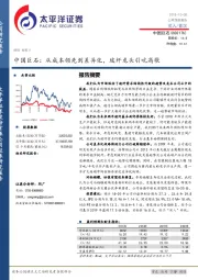 中国巨石：从成本领先到差异化，玻纤龙头引吭高歌