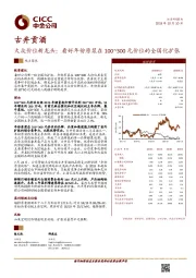 大众价位新龙头：看好年份原浆在100~300元价位的全国化扩张
