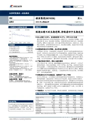 2018年三季报点评：短期业绩不改长期逻辑，持续看好中长期发展