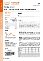 国内CDN毛利率或下滑，期待公司新业务推进顺利