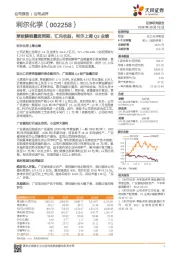 草铵膦销量超预期，汇兑收益，利尔上调Q3业绩