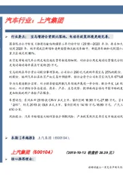 卓越推：上汽集团