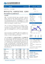 新项目老产品，收益率高于原来，发扬强项打造国内自主绝对龙头