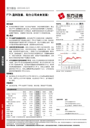 PTA盈利改善,助力公司未来发展