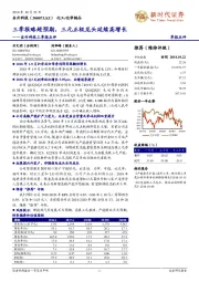 三季报点评:三季报略超预期,三元正极龙头延续高增长