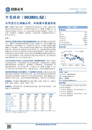 与阿里巴巴战略合作，加快国内渠道布局