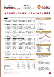 伊立替康进入优先审评，打开出口转内申报通道