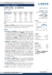 业绩符合预期,龙头蓄势待发
