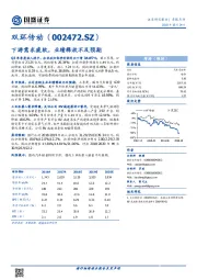 下游需求疲软，业绩释放不及预期