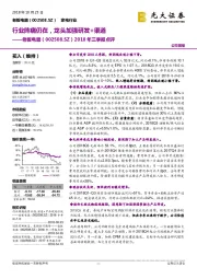 2018年三季报点评：行业阵痛仍在，龙头加强研发+渠道