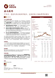 产品力、渠道及供应链效率提升，宏观环境小幅拖累营收增长