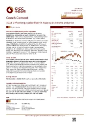 3Q18 GP/t strong; upside likely in 4Q18 sales volume and price