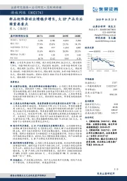 新品矩阵推动业绩稳步增长，大IP产品为后续重要看点