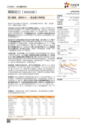 国之重器，潍柴动力——掘金重卡预期差