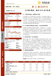 Q3增长提速，看好2018全年表现