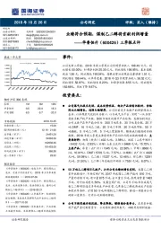 三季报点评:业绩符合预期,煤制乙二醇将贡献利润增量