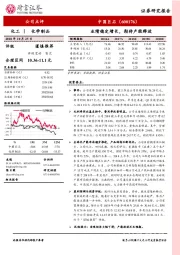 业绩稳定增长，期待产能释放