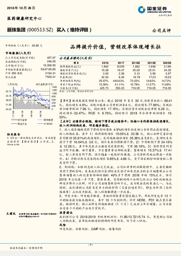 品牌提升价值，营销改革体现增长拉