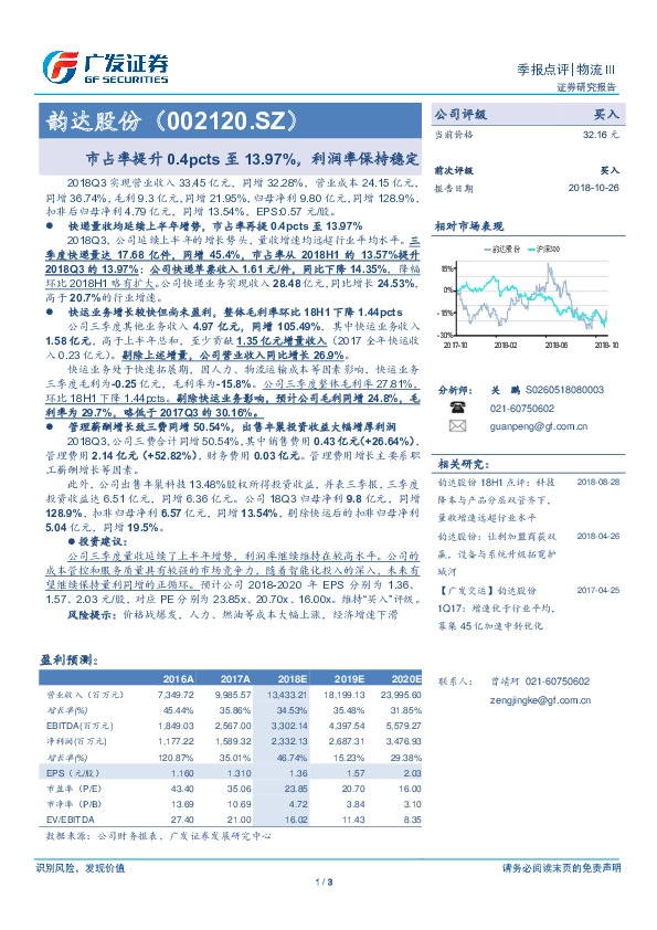 市占率提升0.4pcts至13.97%，利润率保持稳定