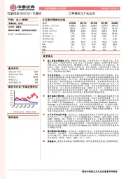 三季报的几个关注点