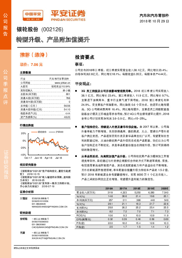 转型升级、产品附加值提升